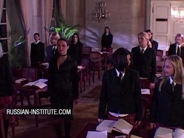 Russian Institute: Orgy and double penetration at the women institute