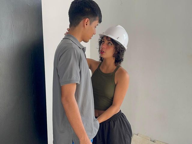 Very Hot Engineer Makes a Deal with Worker to Fuck Her in Exchange for Leaving Work Early. (Juliana Palvin)