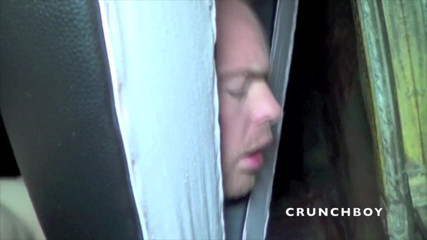 Crunch Boy: Sexy bear fucked by top twink in sauna