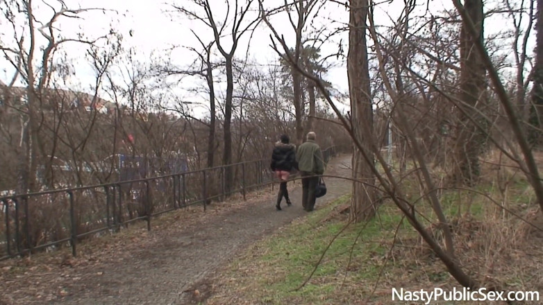 Nasty Public Sex: Hot teen Elis Diamond fucked outdoor by Pavel Terrier