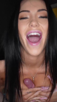 In Trouble Stepsis Hides (from Her Stepdad) in Stepbro's Bed & Fucks Him!