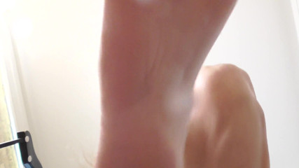 Solo Austria: POV Spit-stomping! Teenie Slut Girl Stomping Spit Fun!