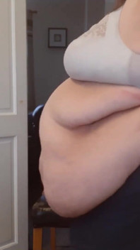 SSBBW BBW brzuch jiggles i wiggles