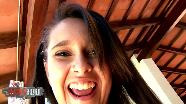 MMM100: Nikki Litte: Cute Chubby Spanish Girl Inserting Things in Her...