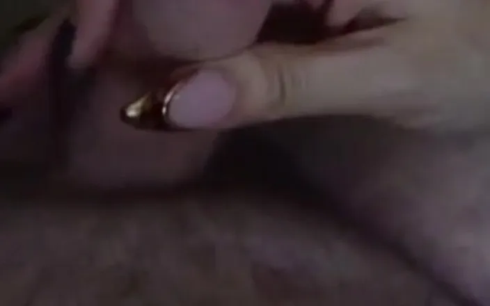 Micky10: Wifes Sharp Nails Tease My Dick Until It Explodes