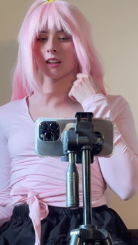 Cero Dos Faldas Pixie Provoca - Bragas Rosadas Para Vibrador Y Felicidad Con Consolador