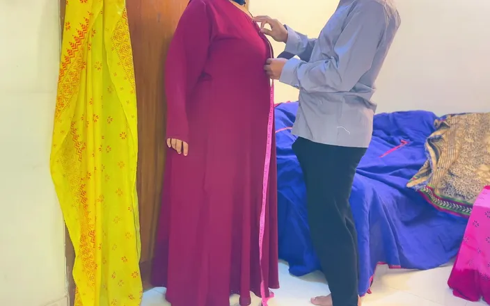 Aria Mia: Desi Big Ass Aunty Fucked by Tailor in Shop Part 2