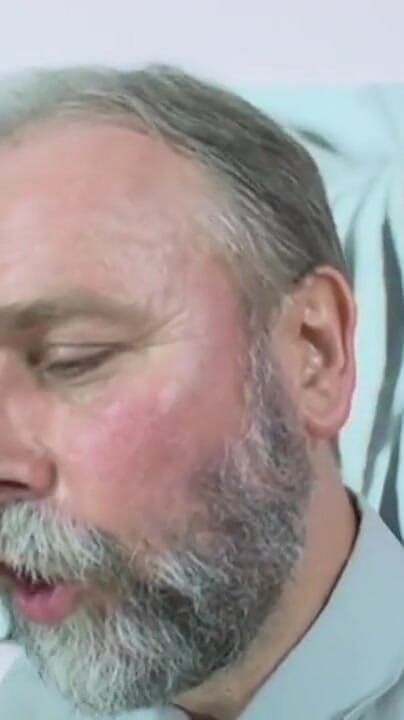 Young stepdaughter catches old adoptive parents having sex and she participates too (Naughty family)