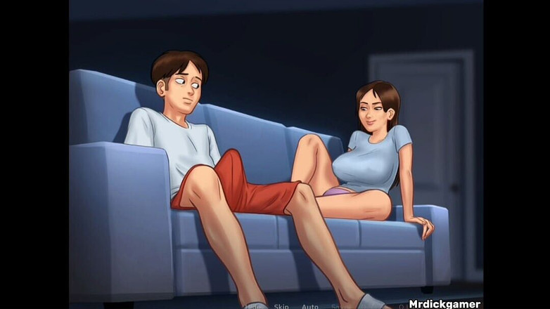 Hornysexes: Summertime Saga Jenny bị anh kế của cô ấy bắn tinh...