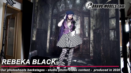 Bravo Models Media: 386- Sessão de fotos nos bastidores, Rebeka Black - adulto