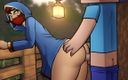 LoveSkySan69: Minecraft Hentai - Ofício com tesão - parte 24 - Comerciante errante sexo anal...