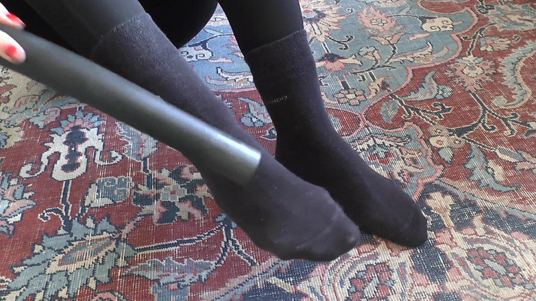 Lady Victoria Valente: Your Owner - Black Socks Need to Be Cared for! Vacuum...
