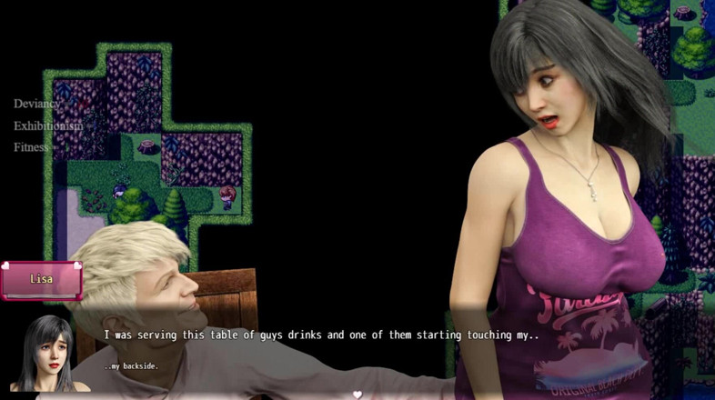Dirty GamesXxX: リサ:森でいたずらをして何度も捕まった角質カップルep.15
