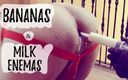 Fetish Explorers: Extrémní femdom experimenty s mléčným klystýrem a banánem