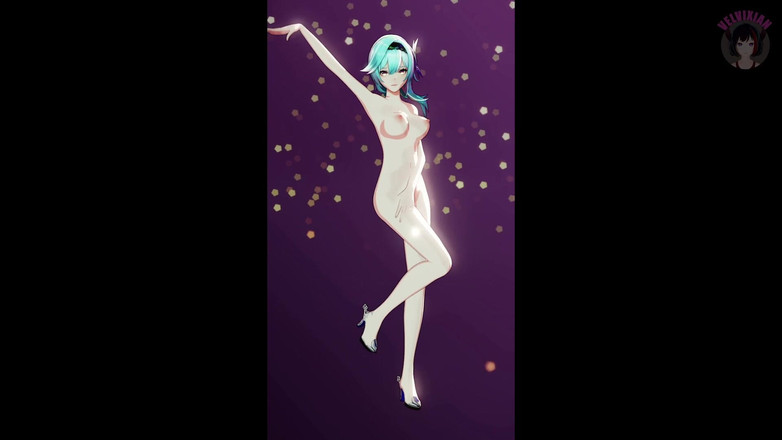 Velvixian: Genshin impact - eula - danza completamente nuda