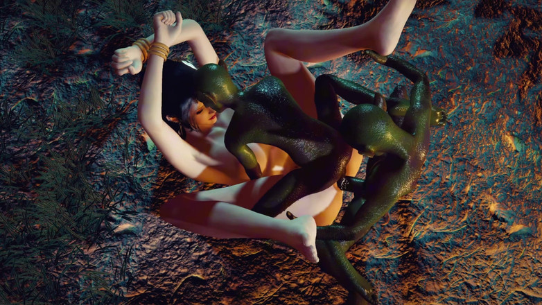 Why fuck so hard: O curvă asiatică drăguță slabă 3D face sex în trei cu doi...