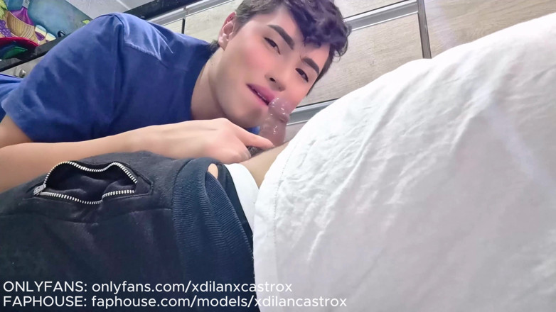 Dilan Castro: Twink Bitch Cums with My Cock Inside This Femboy's Hairless...