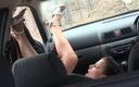 Euro Sluts: Rough Anal Fuck in My Car with a Very Whore...