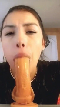 She's Giving a Blowjob to Her New Fiancée.