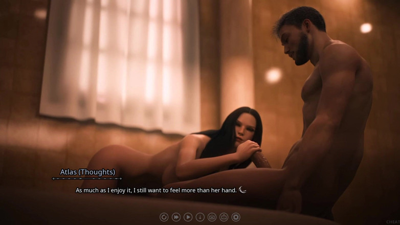 3D Cartoon Porn: The Seven Realms 49 - Bathtub Intimacy: Leyala &amp; Atlas