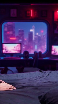 Cyberpunk Sex 4 Positions Cum on Cyber Face Fit Gorgepus Girl Riding Cock