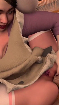 Quente asiática milf empregada boca anal