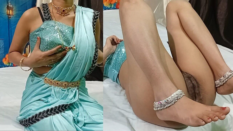Vamika: Bhabhi India Selatan dalam saree kelihatan sangat seksi, dia juga...