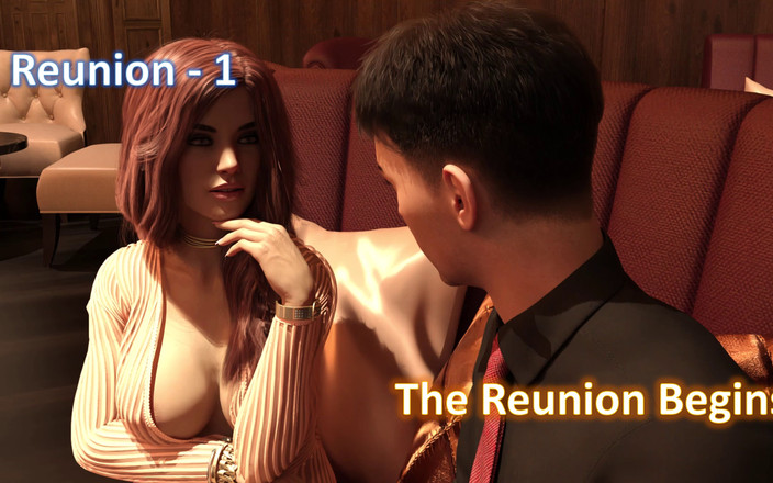 3D Cartoon Porn: 团聚1 - 约翰在分开多年后会见了他的继母和继妹