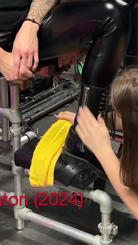boot polishing phel hone ke baad straiping
