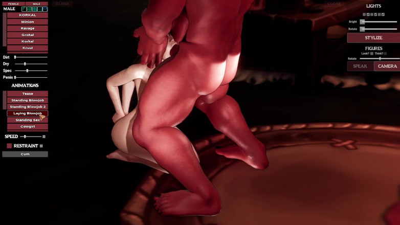 LewdArcade: Orcslayers - Lara croft [古墓丽影] 裸体游戏玩 [第1部分] 成人色情游戏