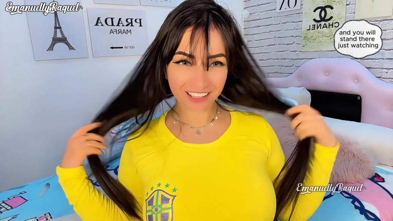 Emanuelly Raquel: Soția ta braziliană sexy infidelă te încornorează cu un tip