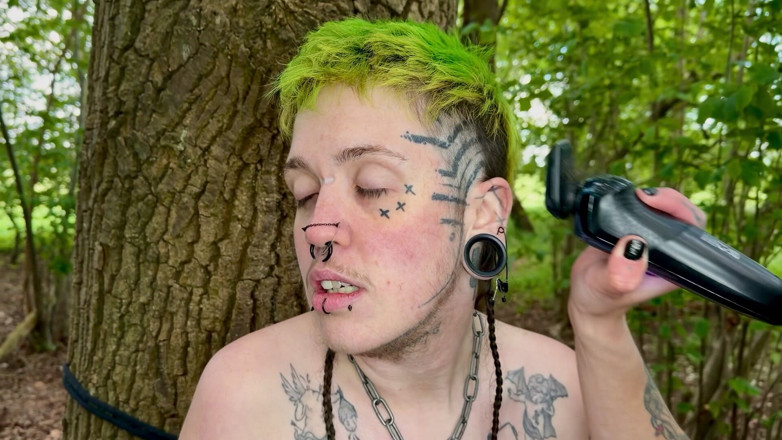 punkgoblin: T4t Forest Hair Cutting &amp; Piss Reward
