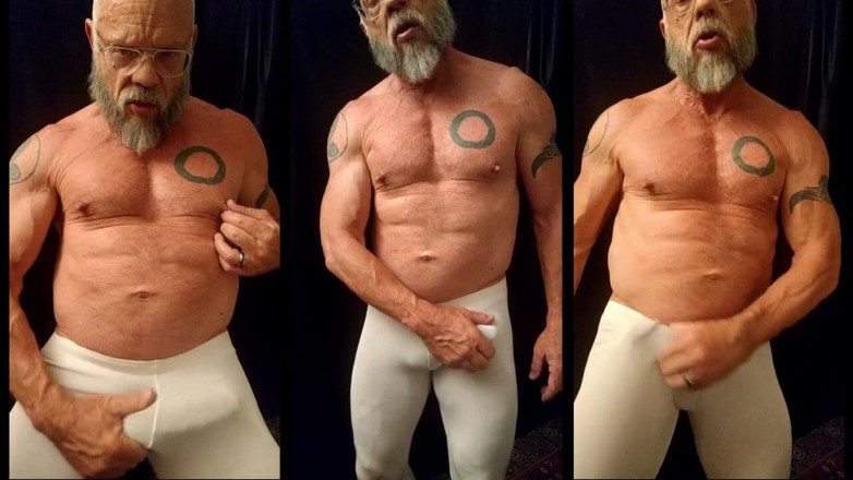LADaveX: Pau excitado em meia-calça branca 190629