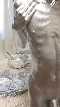 Silver Body Paint 2