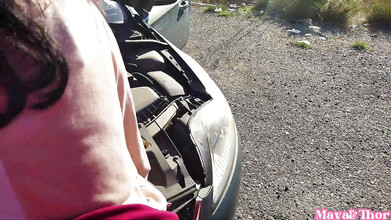 Mayay Thor X: Membantu dengan pembaikan kereta dan hampir dubur