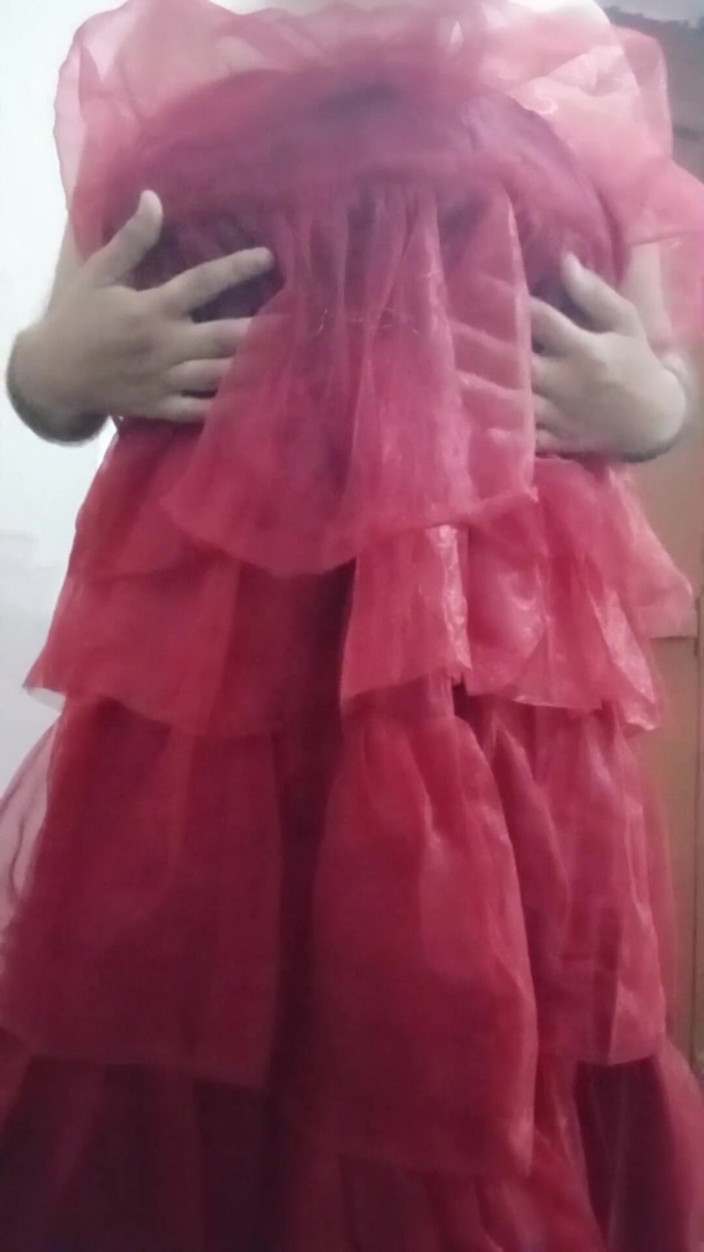 Gaurisissy: Indian Gay Crossdresser Gaurisissy Real XXX Homemade Sex in Red...