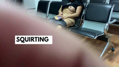 SENSESEX: Saya mengintip orang asing yang memancut mani di bilik menunggu