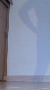 Exercising Naked Using Long Socks