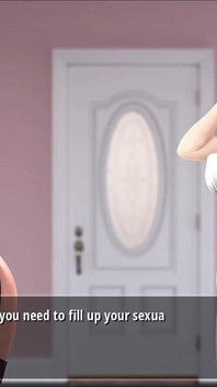 Похоть и жизнь 02 - соседка по комнате с большими сиськами соблазняет извращенного чувака своими огромными сиськами - 3D порно игра
