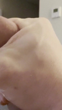 Big White up Close Jerking off