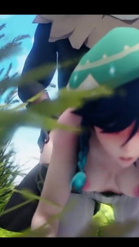 Venti Female Fucked by Hilichurl Gets Creampied in Genshin Impact Mondstadt Sex Porn Doggystyle