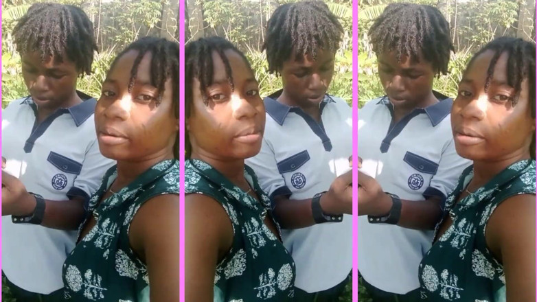 African Beauties: Black Teen Lesbians Risky Outdoor Fun
