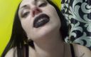 Goddess Misha Goldy: Schwarze lippen französisch nahaufnahme küssen und reiten u