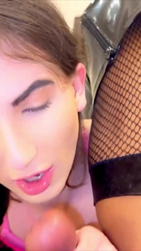 Tiny Teen Trans Girl Gets Her First BBC