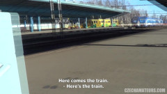 CzechAmateurs: Čeští amatéři 83 Pár šuká ve vlaku