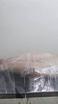 Flavia Blowjob Wrapped in Plastic, with Bastinado and Tit Spanking
