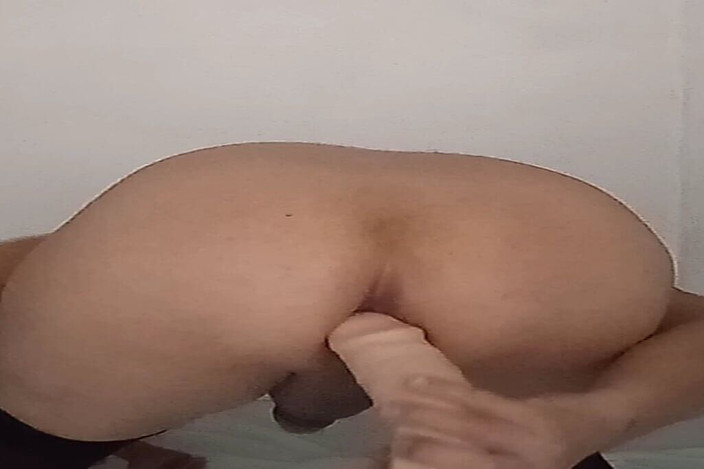 Porn sex: Gran consolador en mi ano