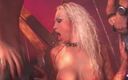 Fetish and BDSM: Super zmysłowa blondynka zostaje podwójnie połączona w sex dungeon of...