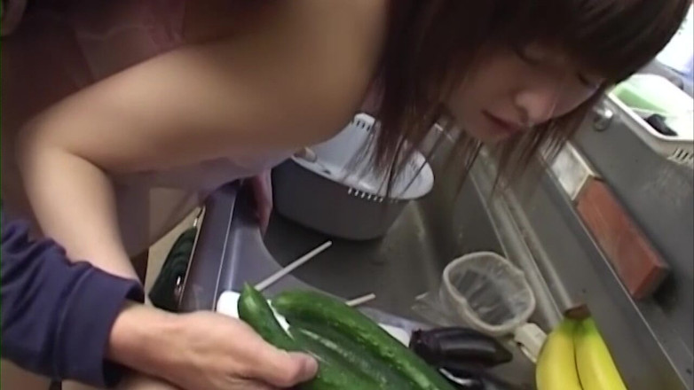 JapaneseAmateur: Young Wife Takes Thick Dildo Deep in Ass