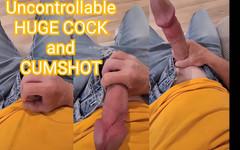 Biggyshots: Okontrollerbar enorm kuk och spermasprut från Sixxbig
